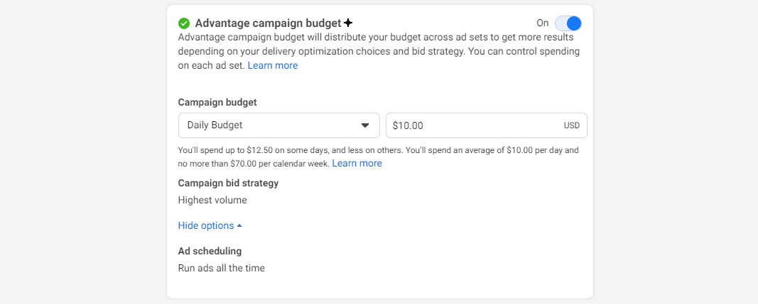 campaign budget optimization