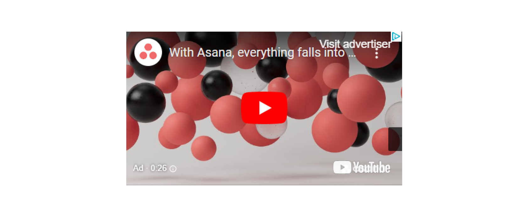 Asana Google video ad
