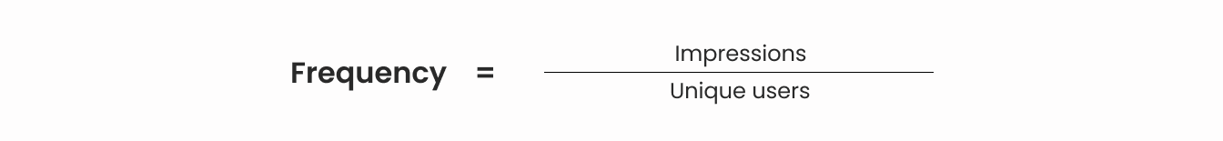 Frequency calculation formula