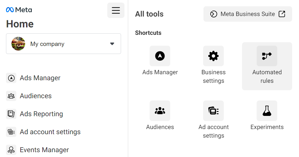 automated rules in Business Manager tools
